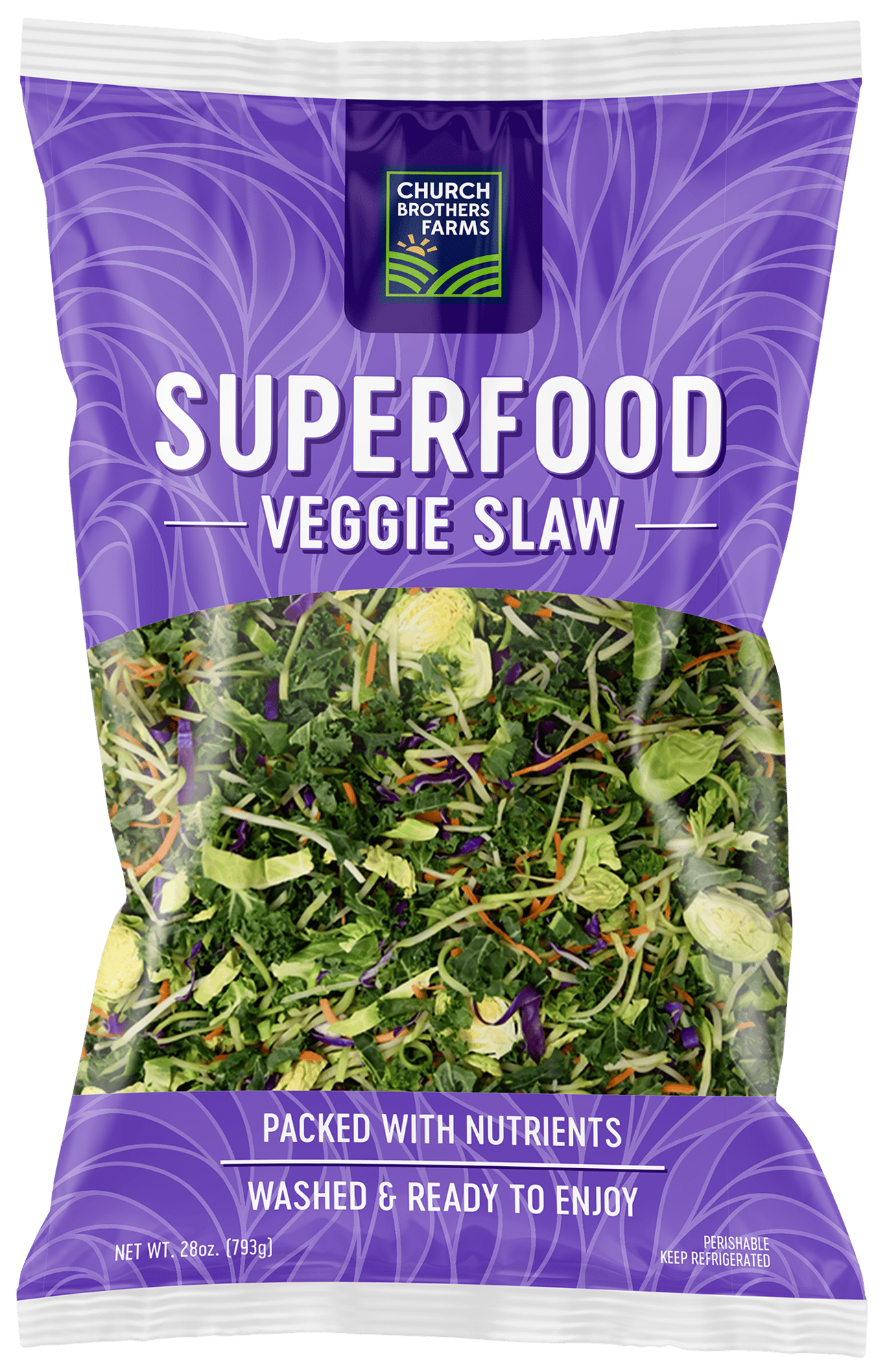 Superfood Veggie Slaw Bag Front Superfood Veggie Slaw Bag Front